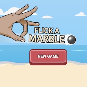 flick a marble